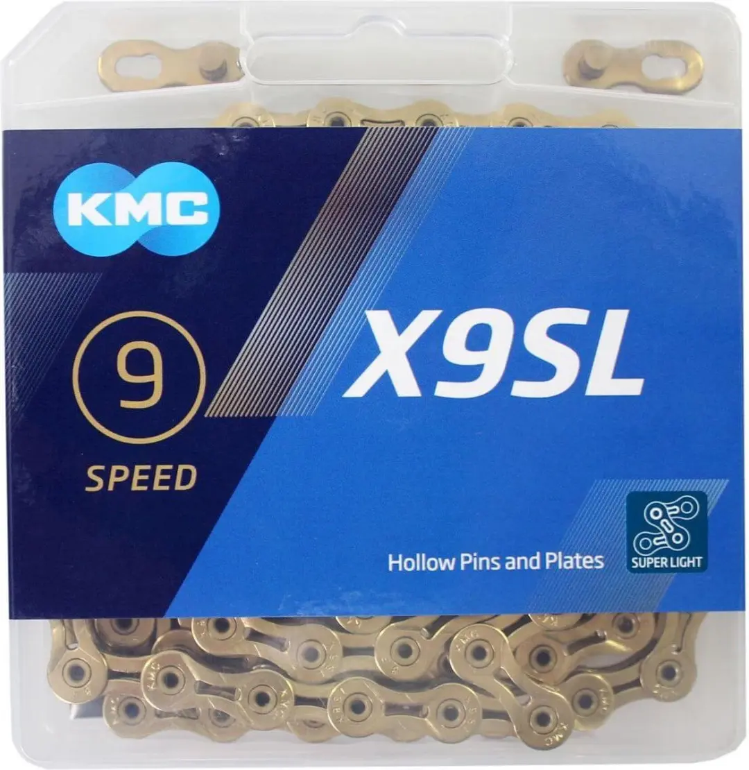 KMC X9SL TI-N Ketting 114 schakels - Goud - afbeelding 5 van 6