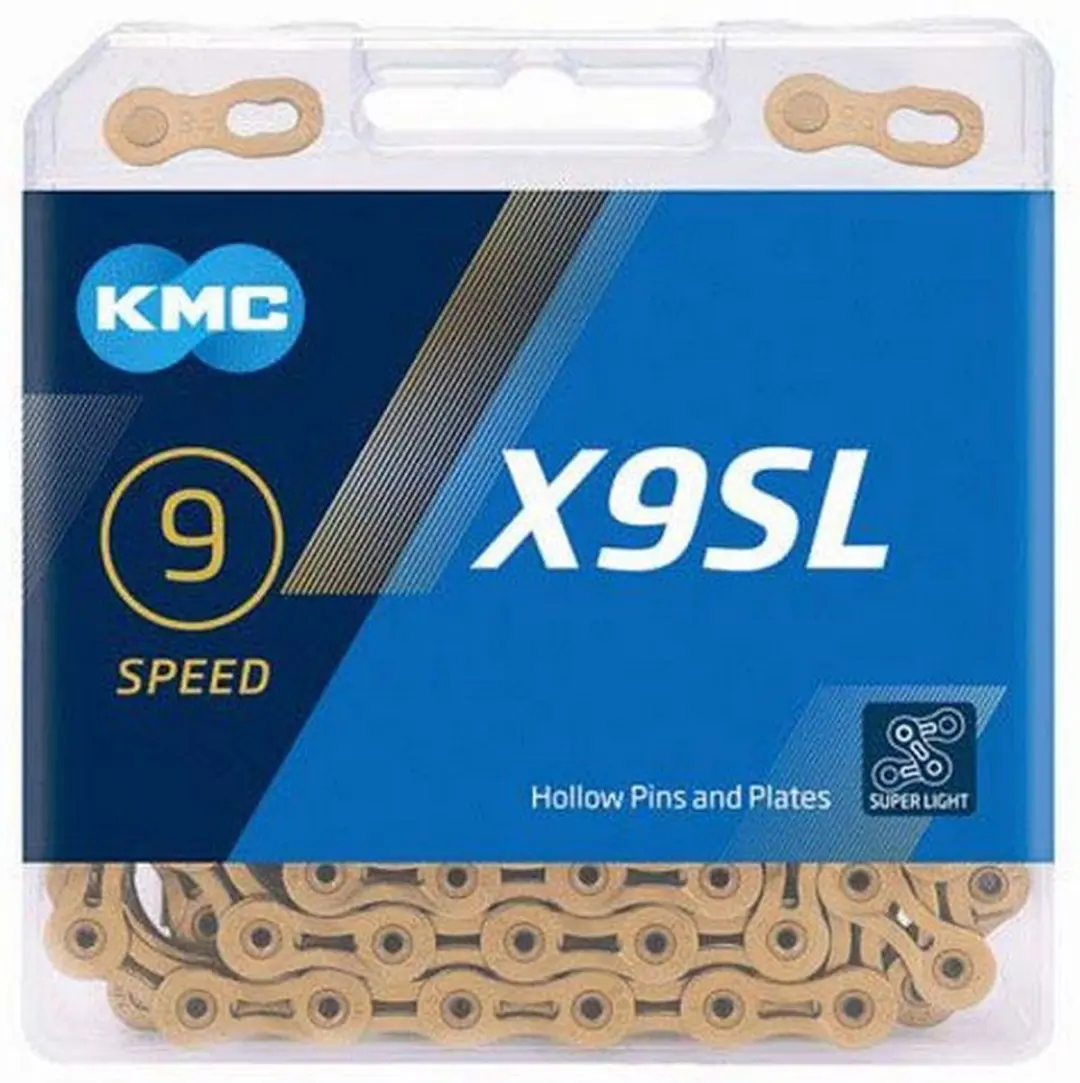 KMC X9SL TI-N Ketting 114 schakels - Goud - afbeelding 2 van 6