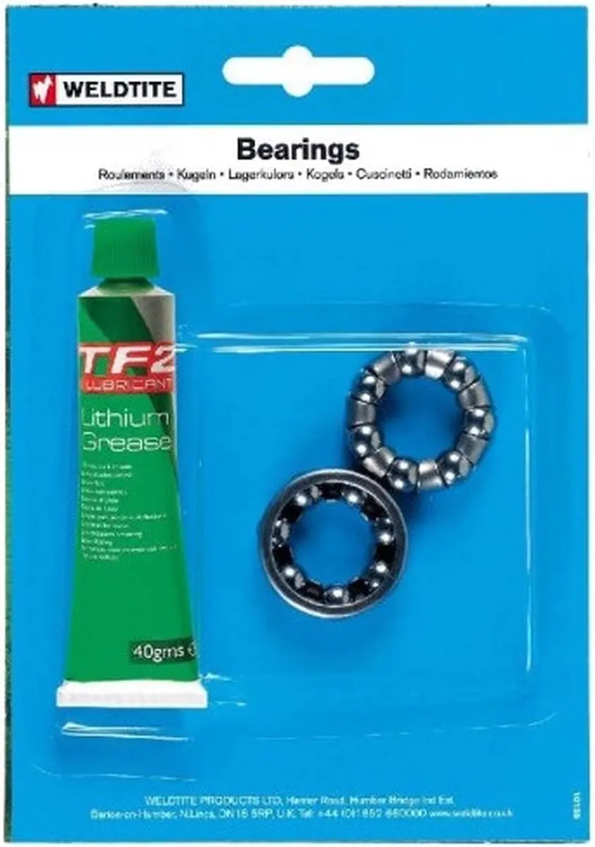 Weldtite Kogelringen Met Lithiumvet 9 Kogels 1/4 Inch 3-delig