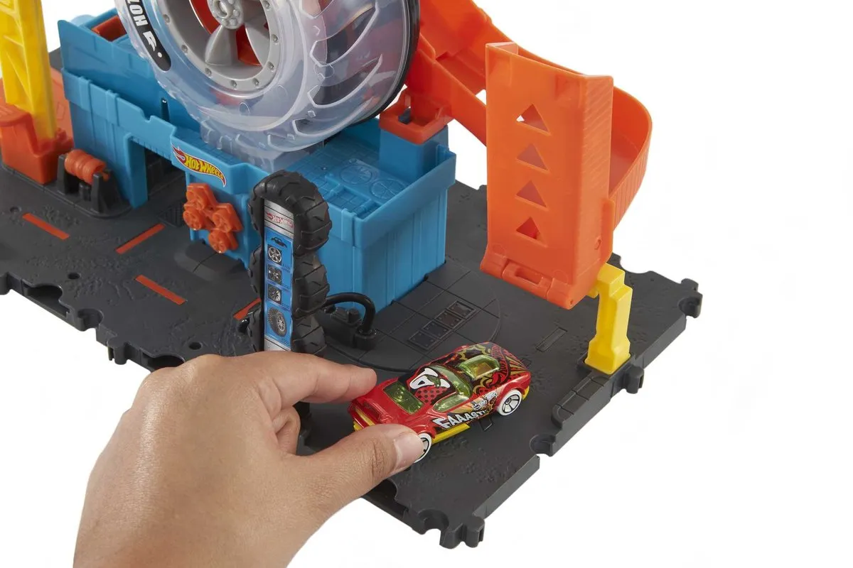 Hot Wheels City Super Banden Shop HDP02 - Meerkleurig