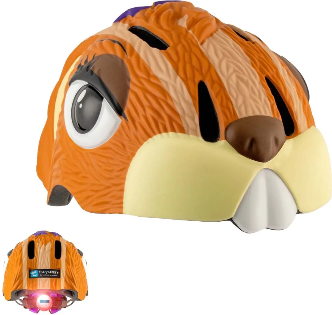 Crazy Safety Chipmunk Kinderfietshelm
