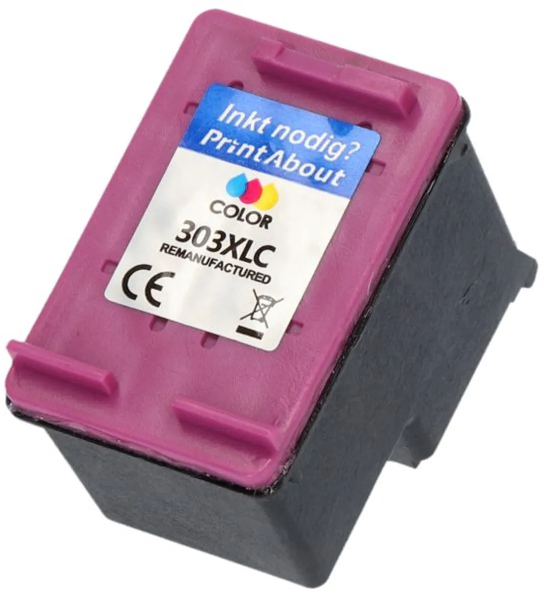 PrintAbout HP 303 T6N01AE Inktcartridge - 3-kleuren 18ml