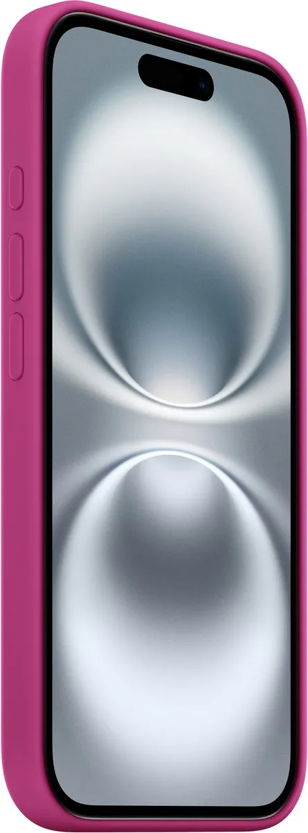 Apple iPhone 16 Silicone Backcover MagSafe - Fuchsia MYY53ZM/A