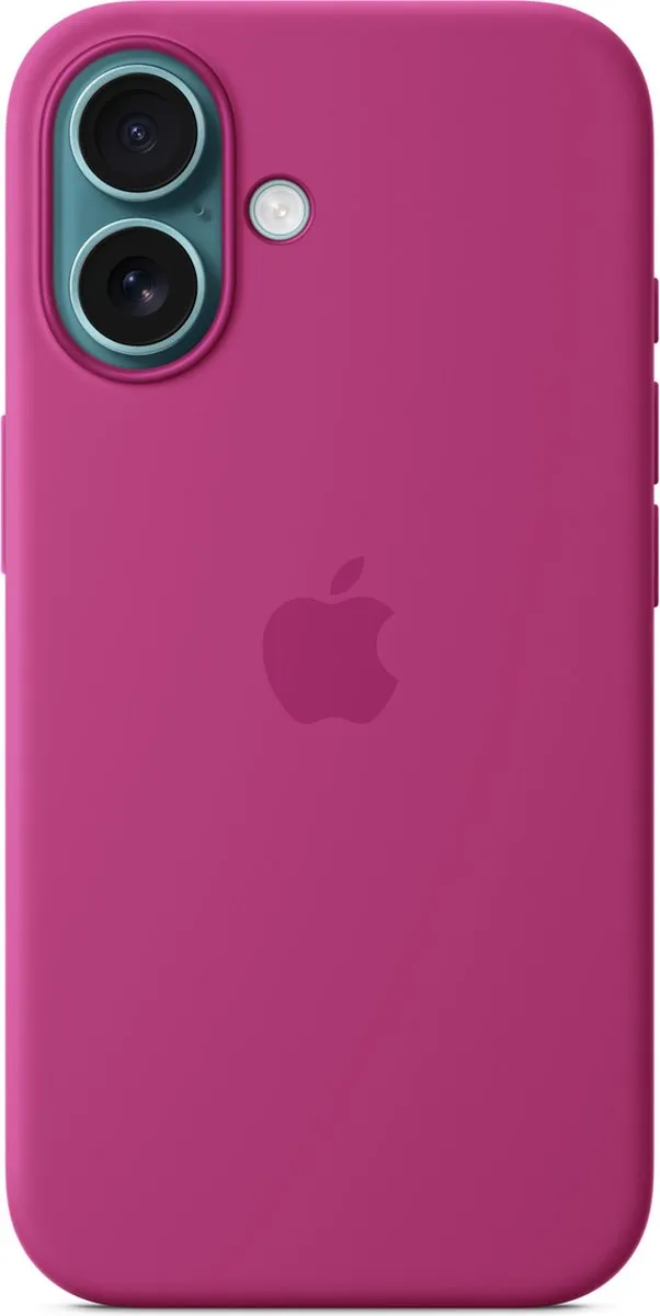 Apple iPhone 16 Silicone Backcover MagSafe - Fuchsia MYY53ZM/A