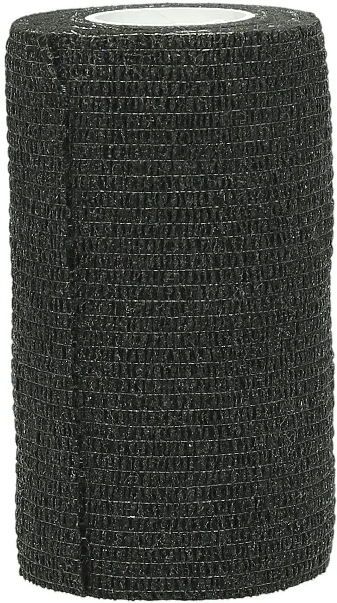 Bandage zelfklevend 10 cm x 4 meter Zwart