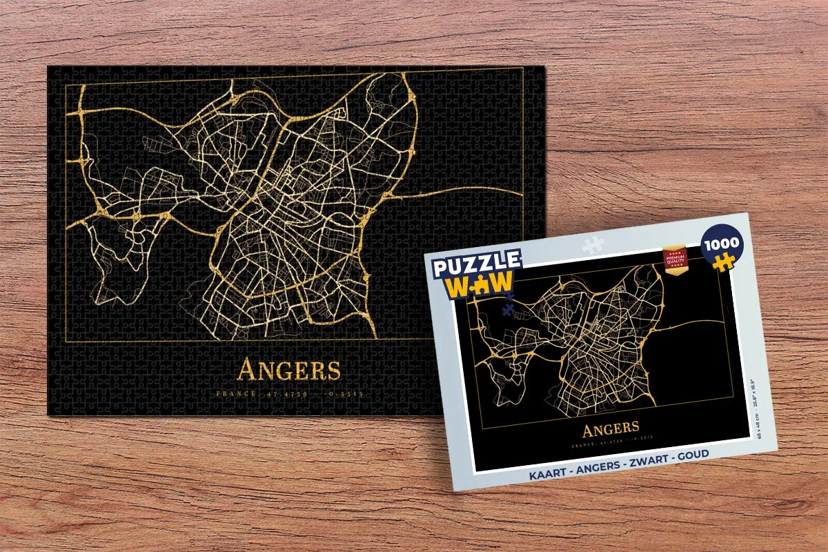 PuzzleWow Angers Legpuzzel 1000 Stuks - Multicolor