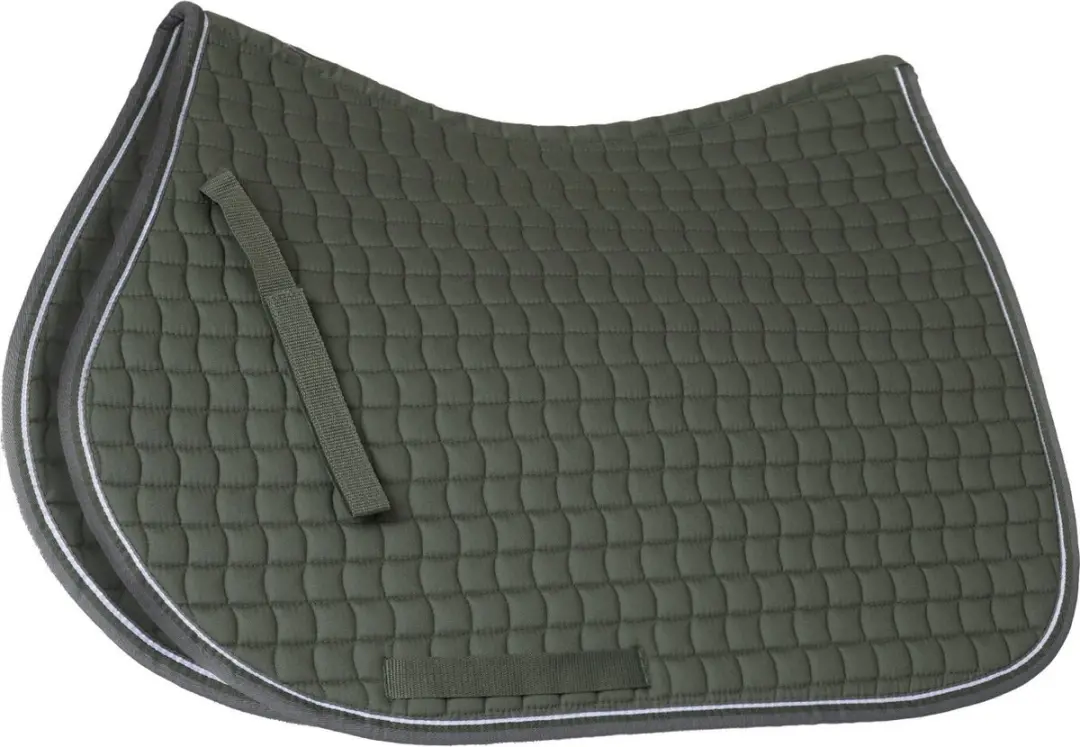 Horze Adepto Veelzijdigheidszadeldek, Beetle Khaki Green, Warmblut