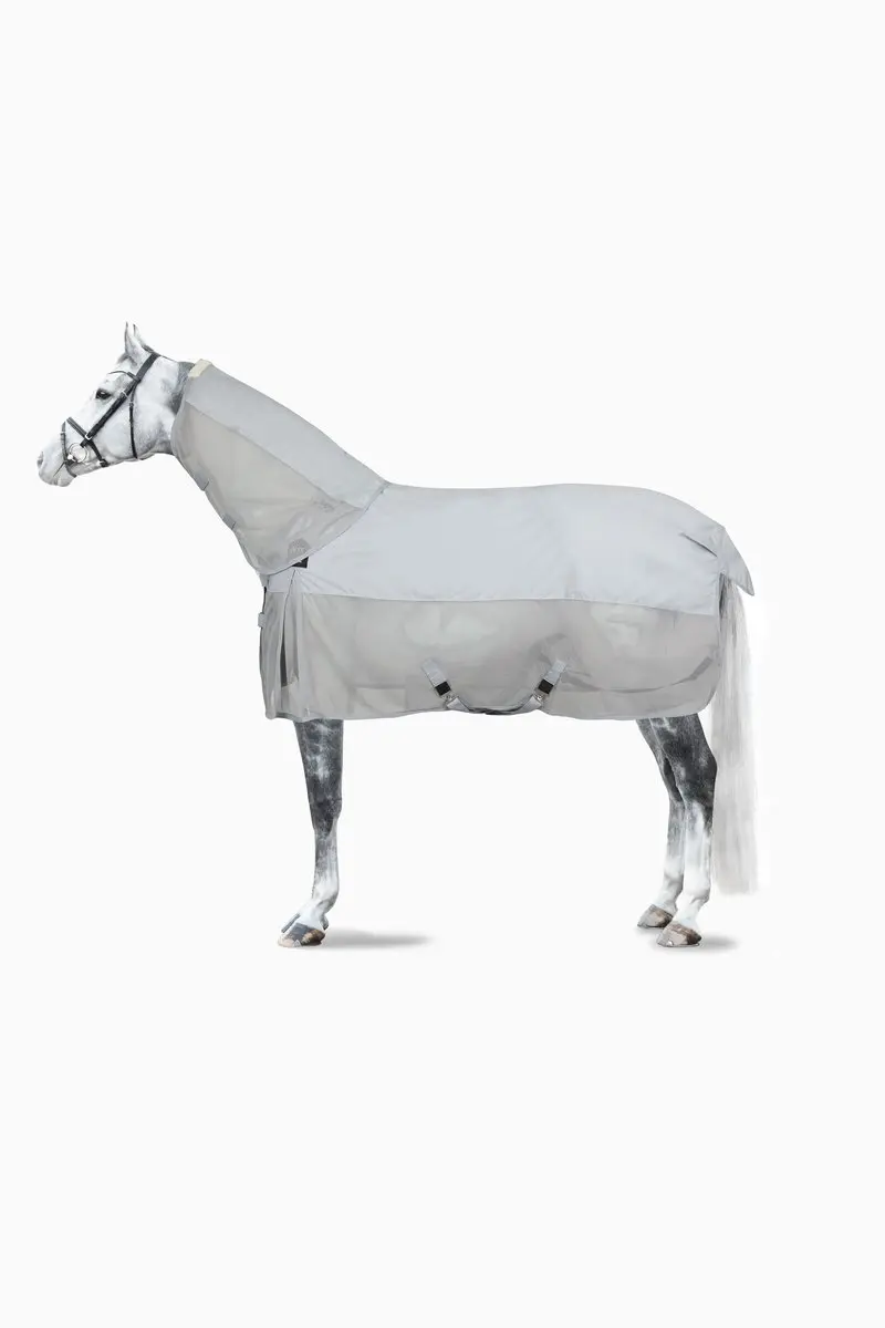 Horze Nevada Regen/vliegendeken 155cm Lunar Rock Grey