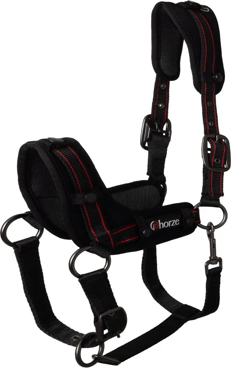 Horze Cairo infrarood halster, Anthracite Dark Grey, Pony