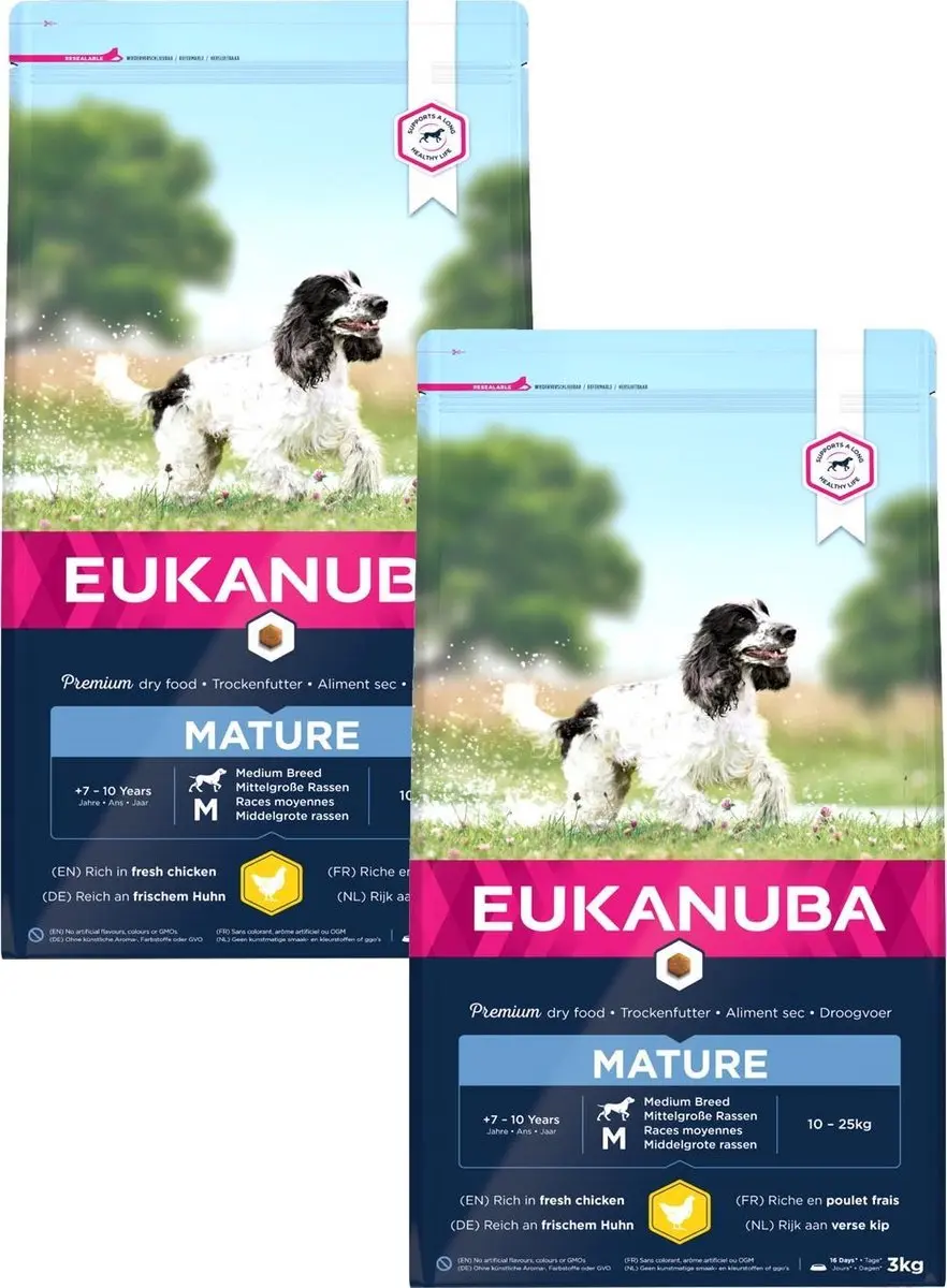 Eukanuba Thriving Mature Medium Breed Kip