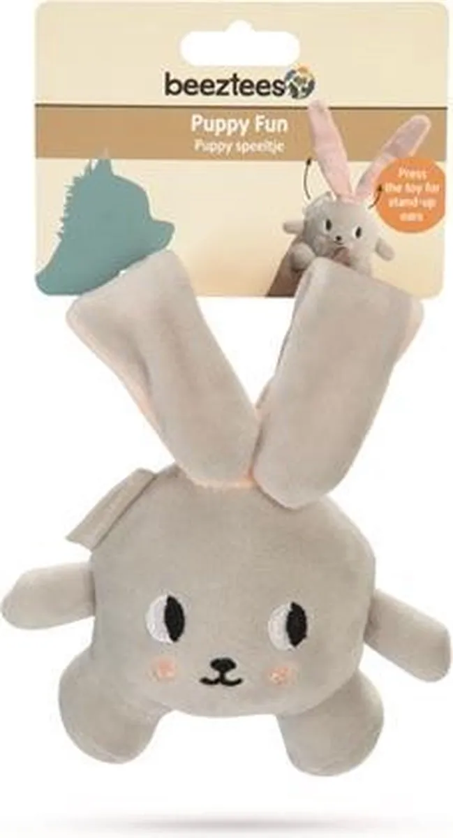 Beeztees Puppy Canina Knuffel - Grijs