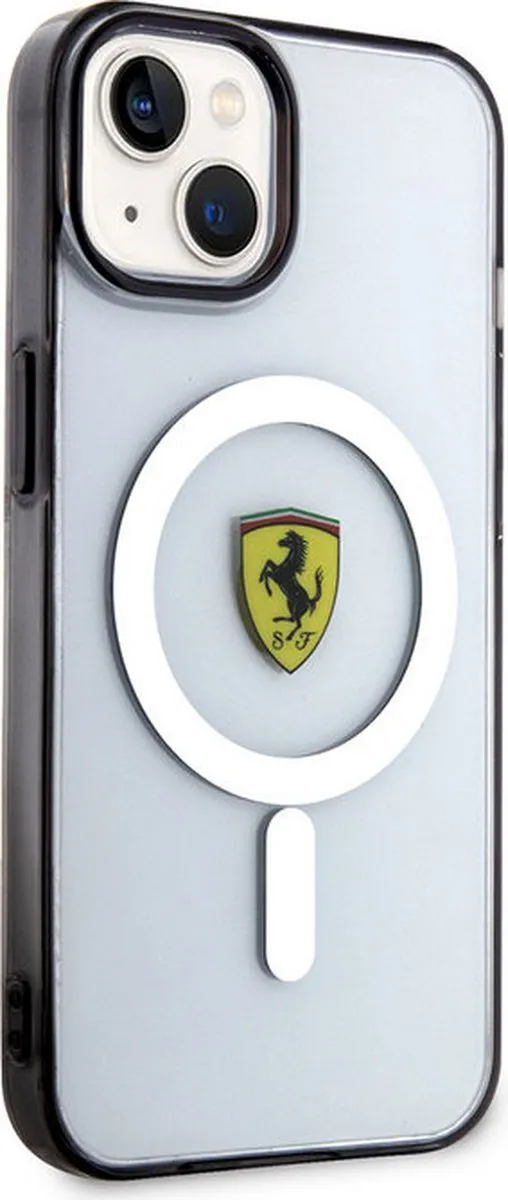 Ferrari Transparante iPhone 14 Plus Hoes - MagSafe - 3666339121143