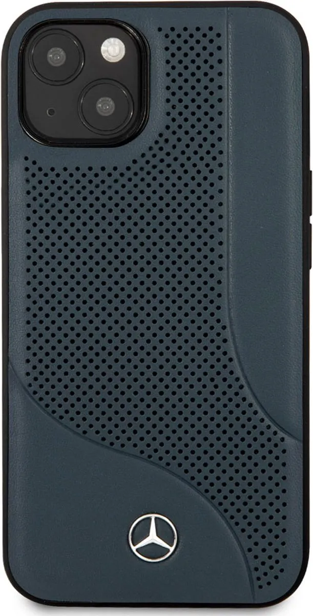 Mercedes-Benz iPhone 13 Mini Hoesje - Effen Donkerblauw