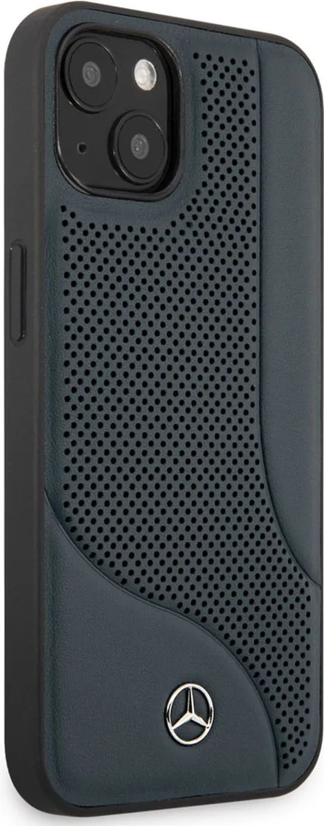 Mercedes-Benz iPhone 13 Mini Hoesje - Effen Donkerblauw
