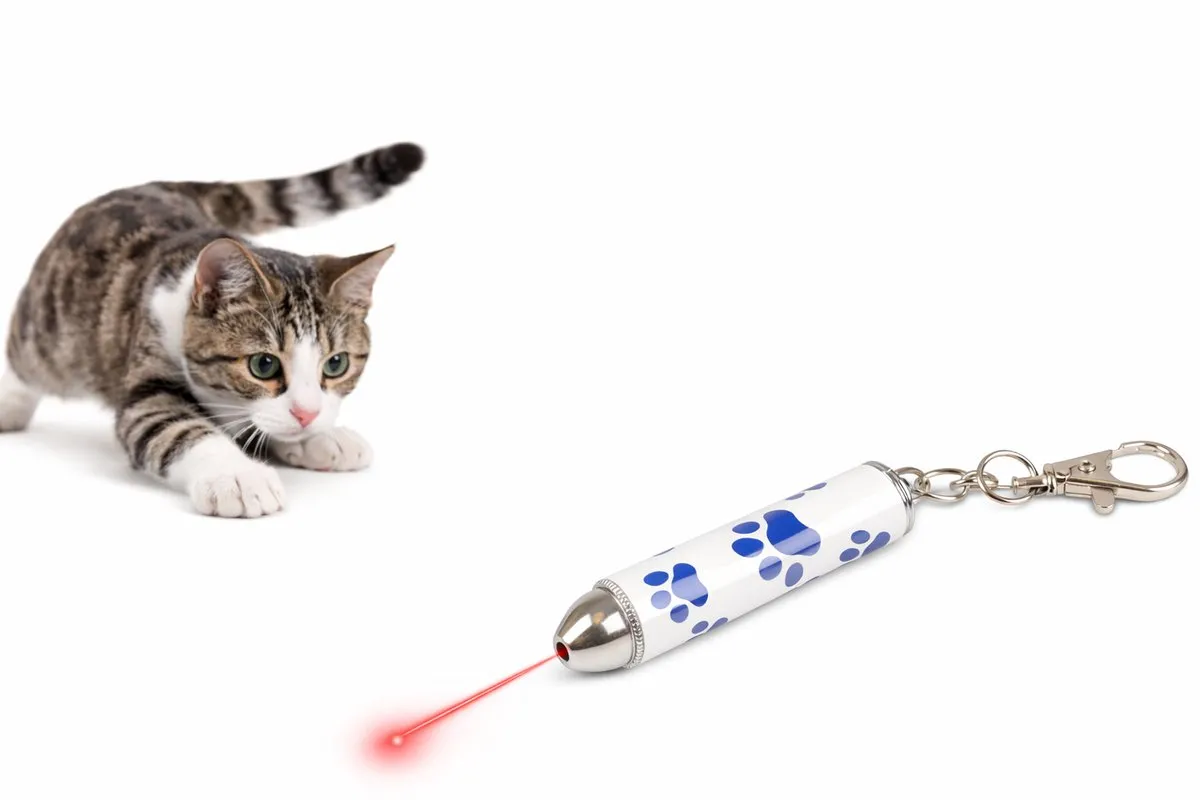 Flamingo Anser Laserpen Kat - 5 Motieven - Wit