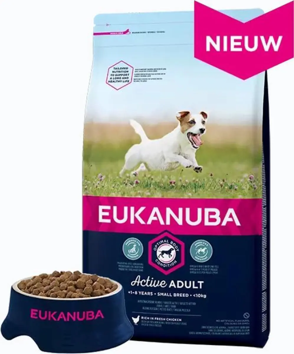EUKANUBA Hondenvoer Voor Volwassen Honden Van Kleine Rassen