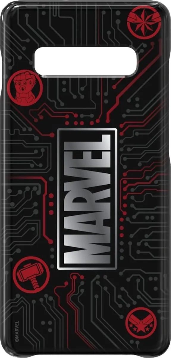 Samsung Marvel Smart Hoesje Galaxy S10+ - Marvel Logo - 8809576960655