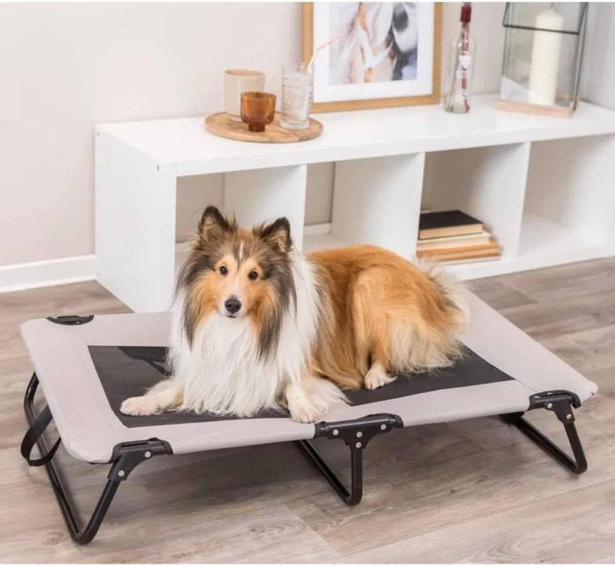 Trixie Stretcher Hondenligbed Grijs/Zwart 99x60x19cm