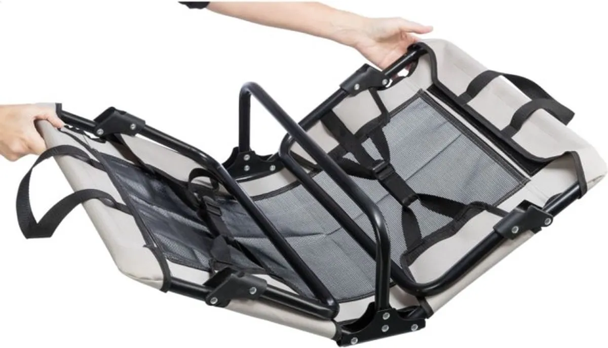 Trixie Stretcher Hondenligbed Grijs/Zwart 99x60x19cm