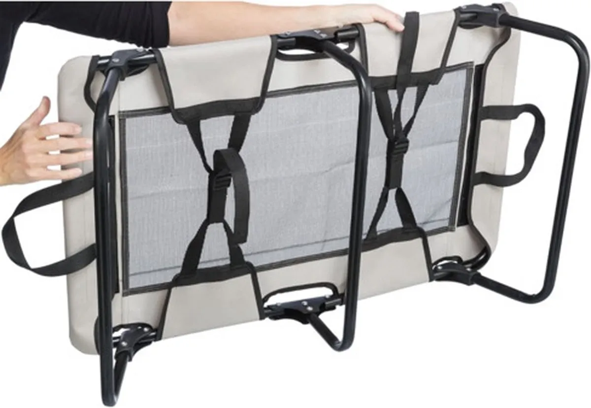 Trixie Stretcher Hondenligbed Grijs/Zwart 99x60x19cm - afbeelding 6 van 6
