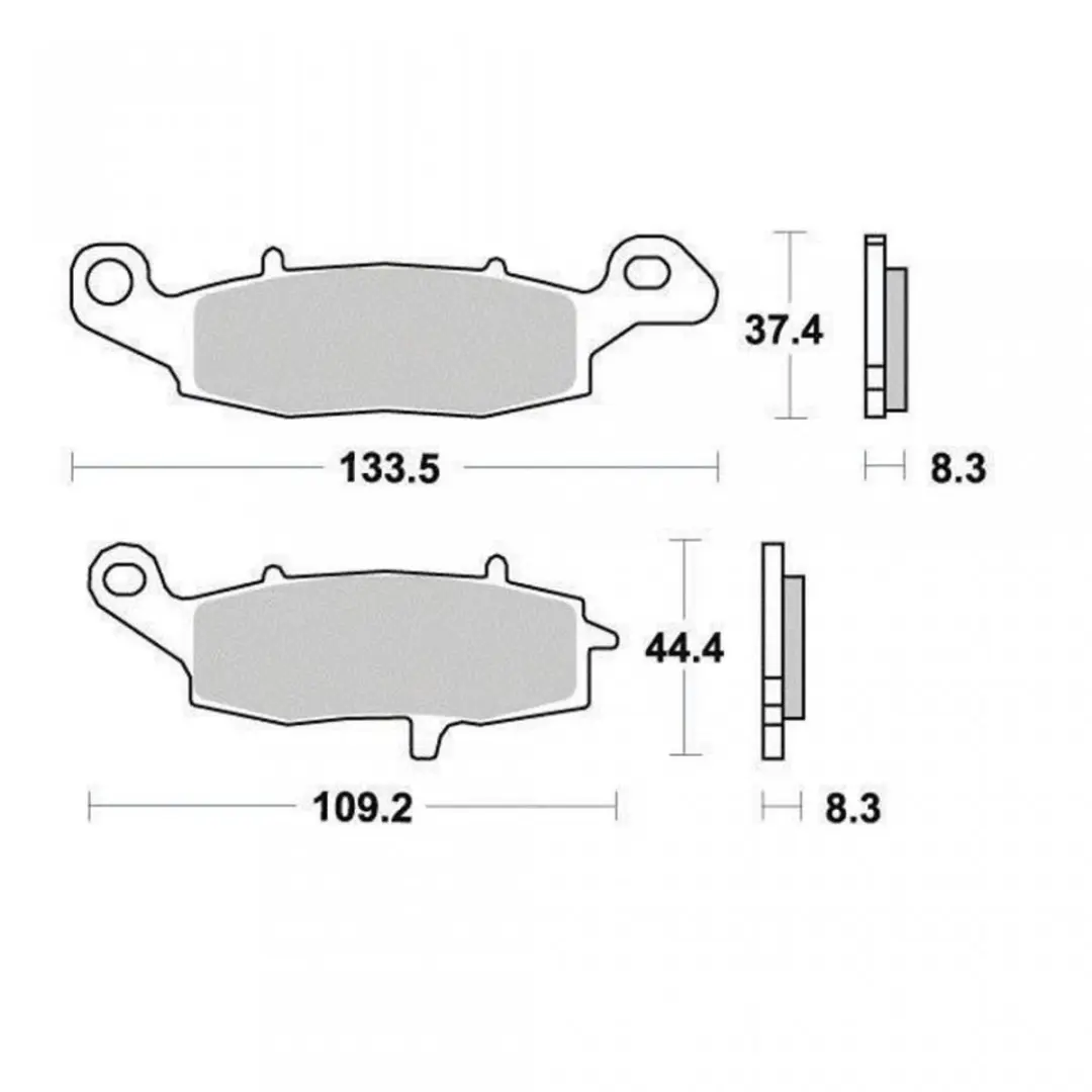 Plaquette de frein Ferodo pour Auto AV / FDB2048EF / FDB2048EF Neuf