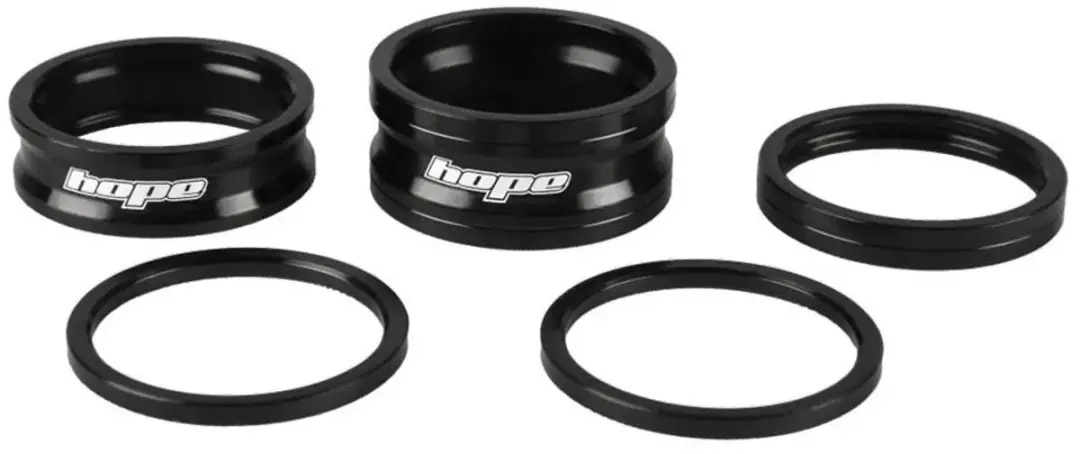 Hope Doctor 1 1/8´´ Spacer Balhoofdset 4 Eenheden Zilver
