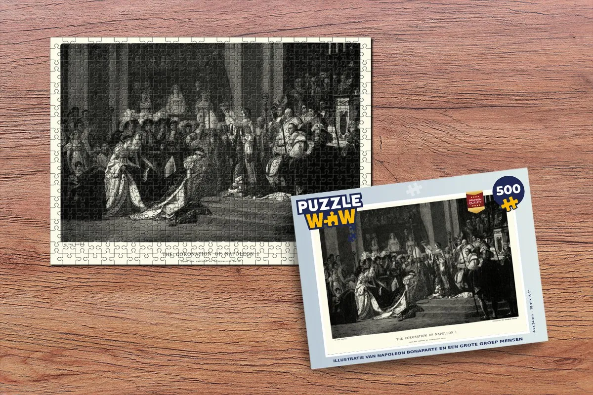 PuzzleWow Napoleon Bonaparte Legpuzzel 500 Stuks - Multicolor