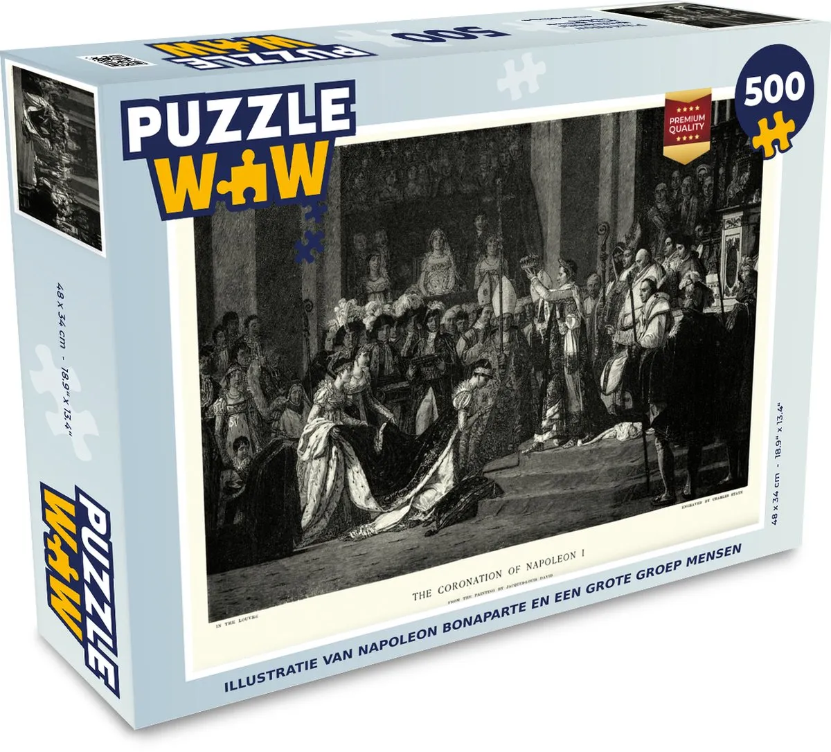 PuzzleWow Napoleon Bonaparte Legpuzzel 500 Stuks