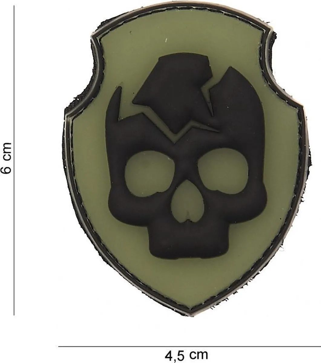 101 Inc Embleem 3D Ghost Skull 12007