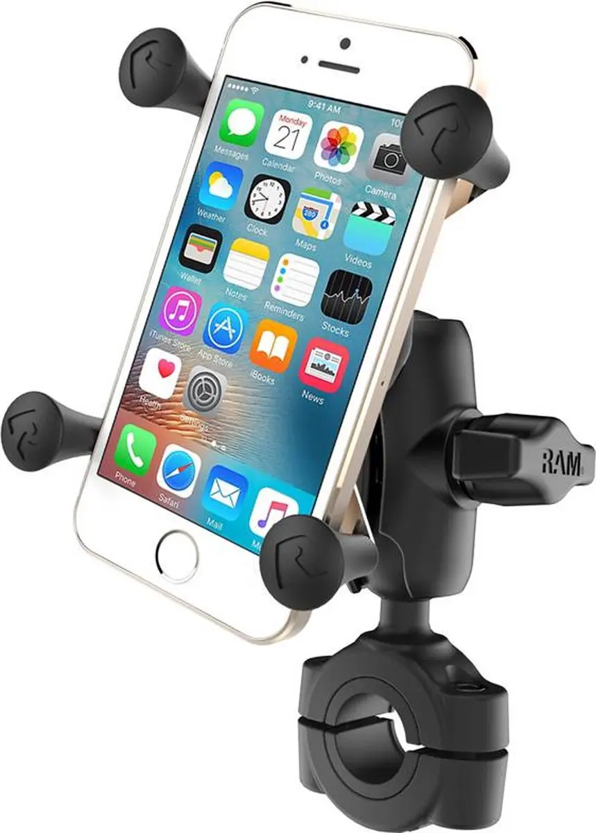 Torque™ smartphone stang bevestigingset met X-Grip RAM-B-408-75-1-A-UN7U