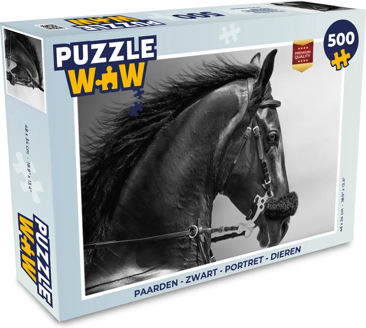PuzzleWow Paarden Legpuzzel 500 Stuks