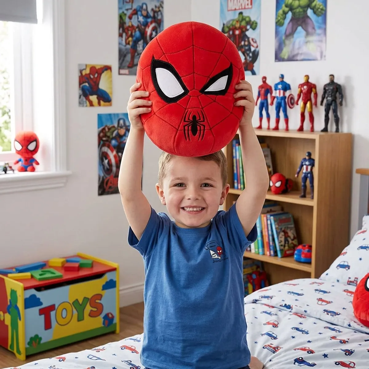 Marvel Spider-Man Squishy 32cm - Multicolor