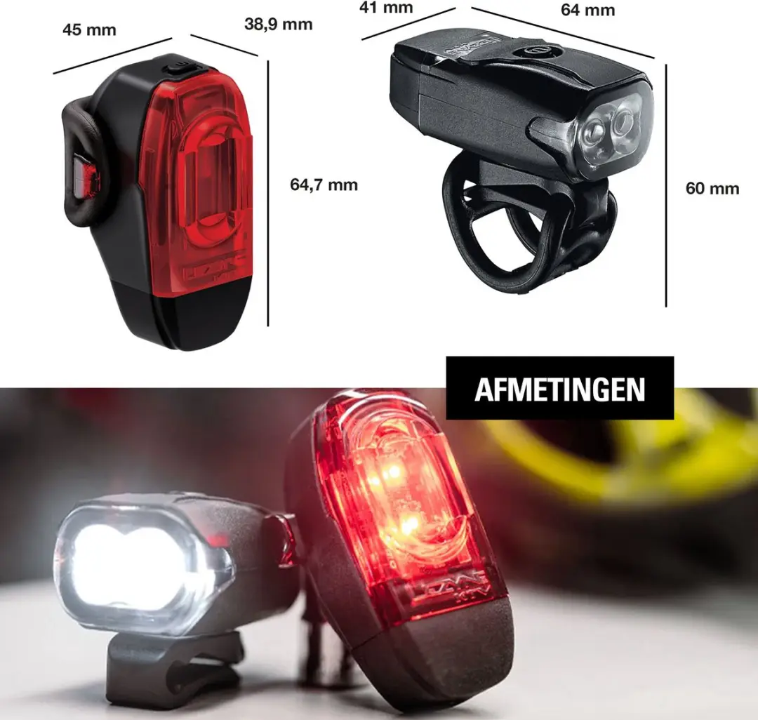 Lezyne KTV Drive+ Fietsverlichting set - afbeelding 3 van 6