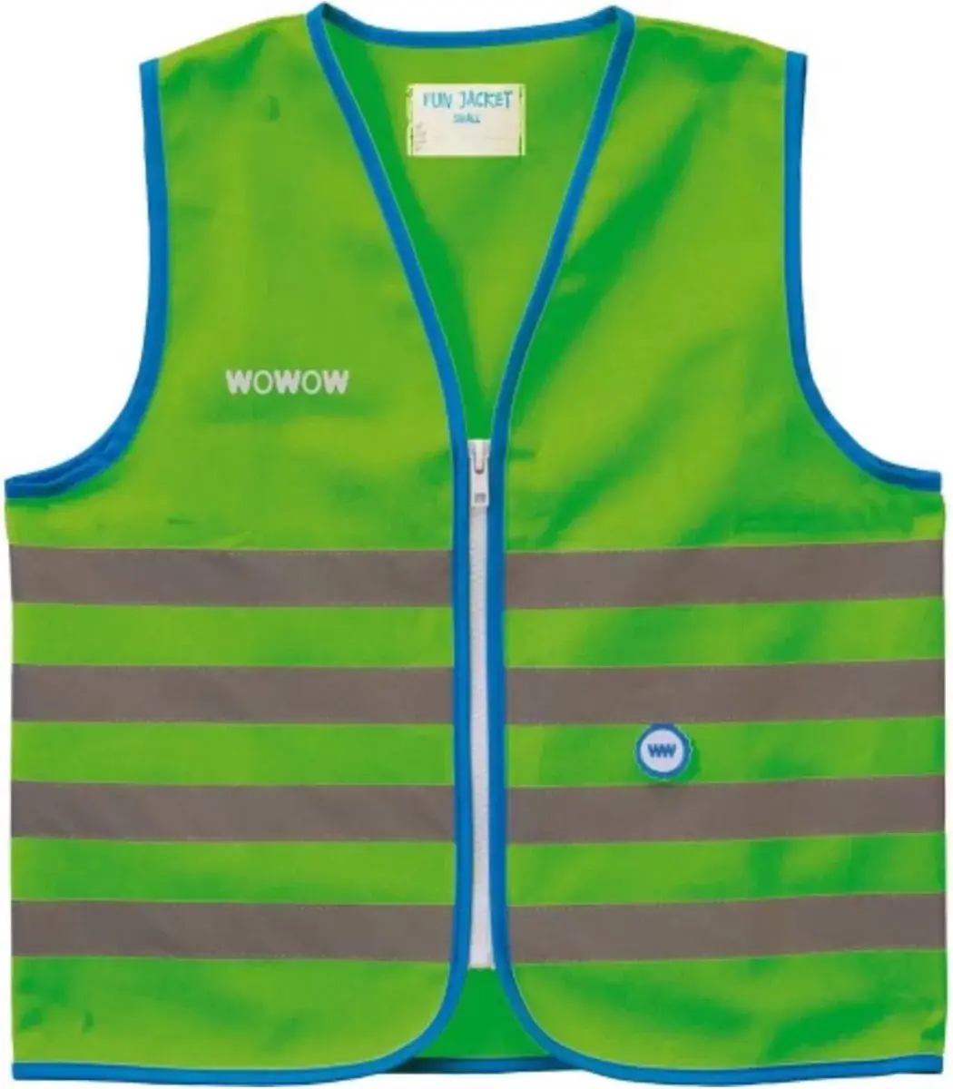 Wowow Fun Veiligheidshesje kind - Maat M - Groen - afbeelding 4 van 6