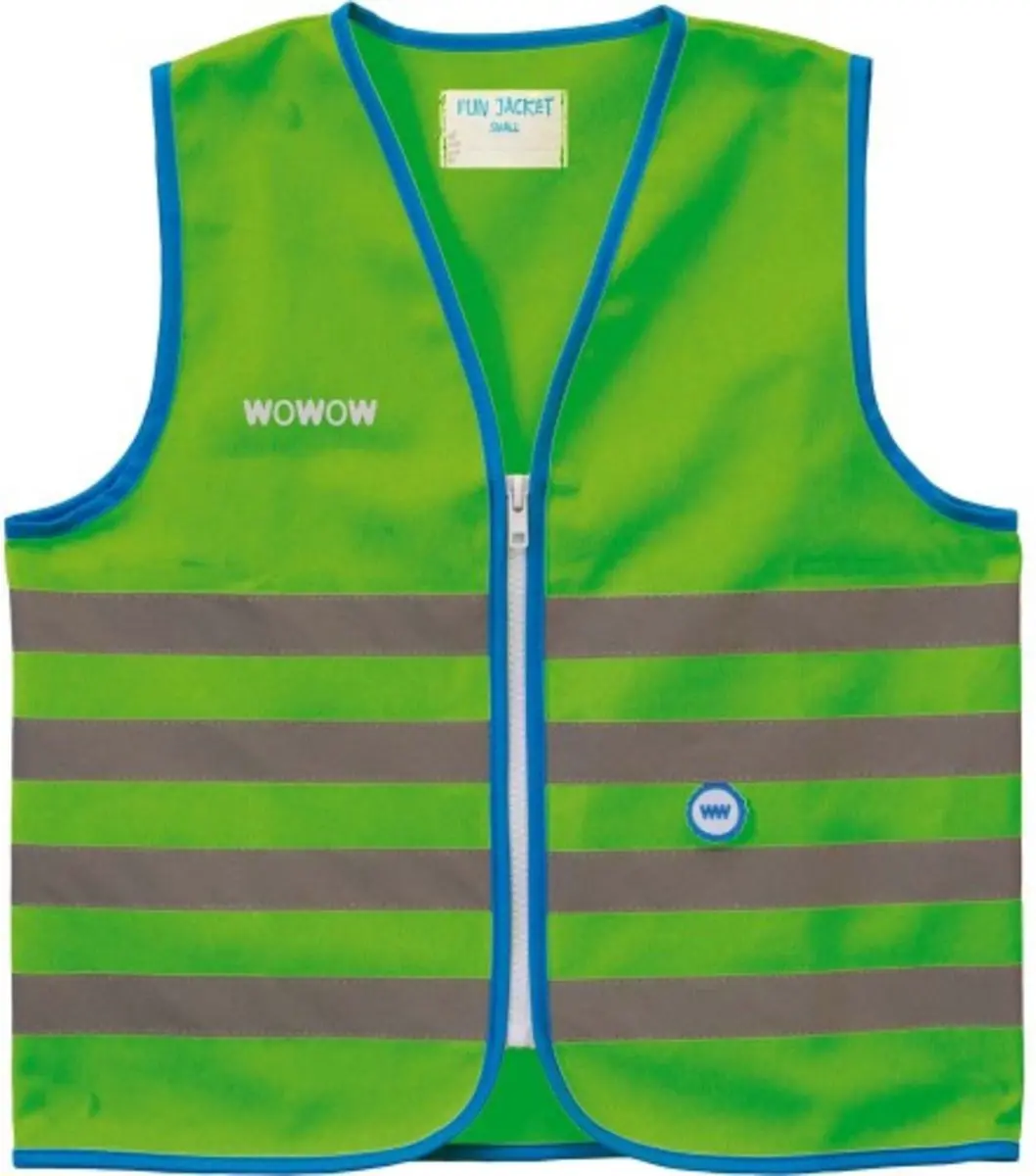Wowow Fun Veiligheidshesje kind - Maat M - Groen - afbeelding 5 van 6