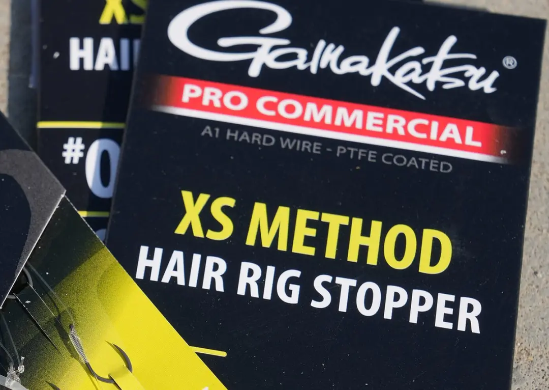 Gamakatsu Pro Commercial XS Method Hair Rig Stopper Barbless H10 0.23mm 15cm