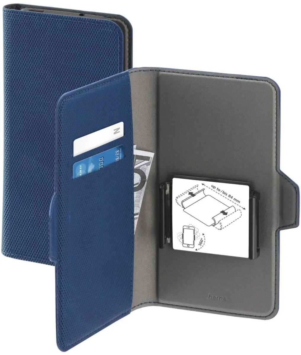 Hama Smart Move Boekje XXL - 2 Pasjes - Blauw