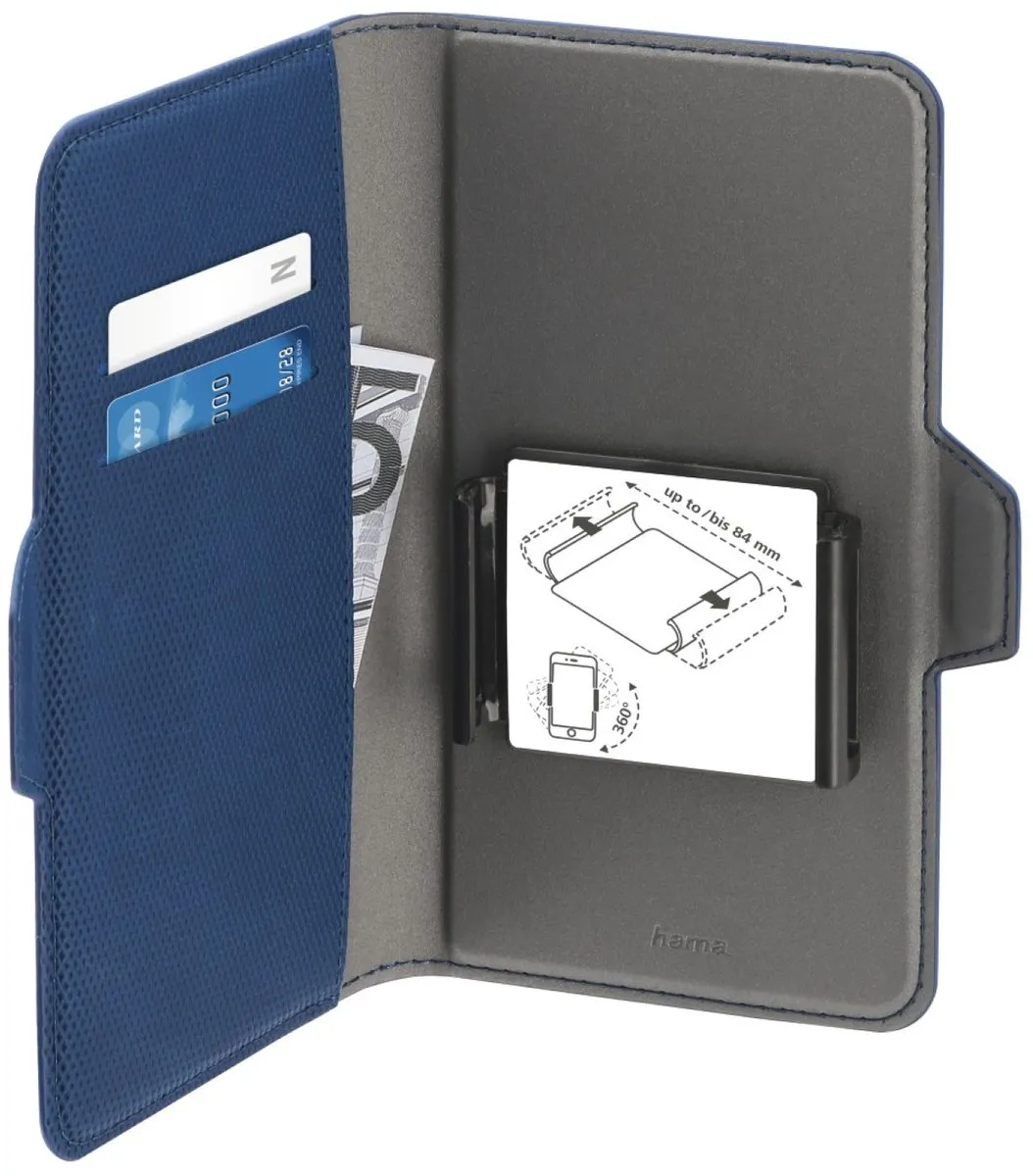 Hama Smart Move Boekje XXL - 2 Pasjes - Blauw