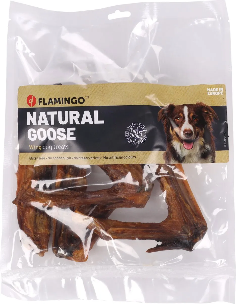 Flamingo Nature Snack Ganzenvleugels 200g