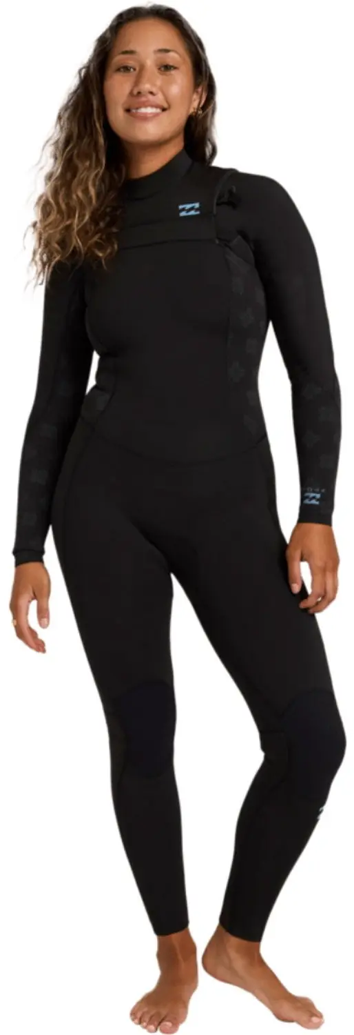 2026 Billabong Dames Absolute Core 4/3mm Borst Ritssluiting Wetsuit AB