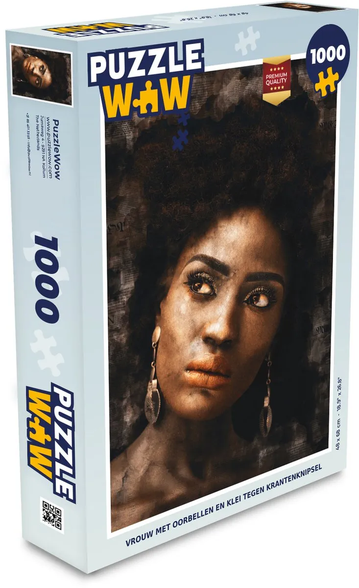 PuzzleWow Abstract Krant Legpuzzel 1000 Stuks