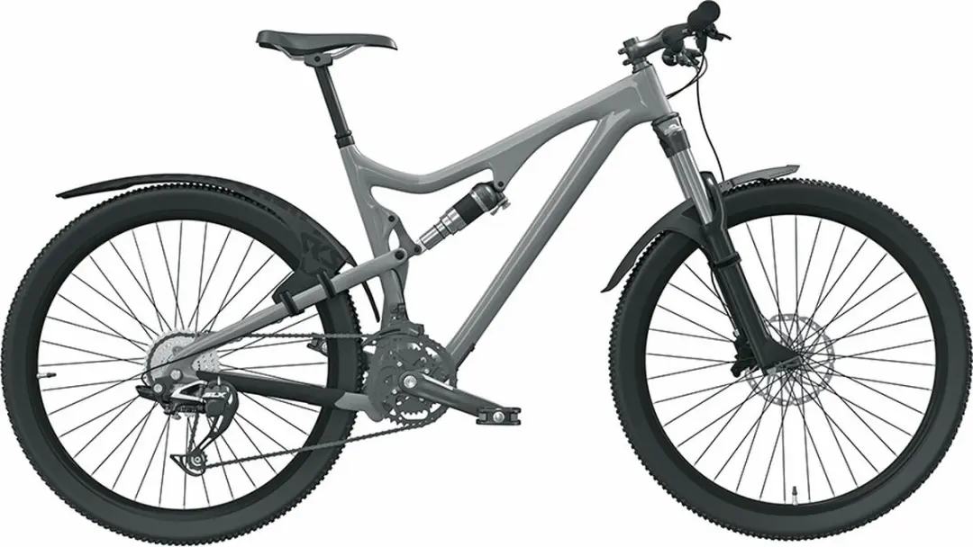 SKS Mudrocker Spatbordenset 29" - Zwart - afbeelding 4 van 6