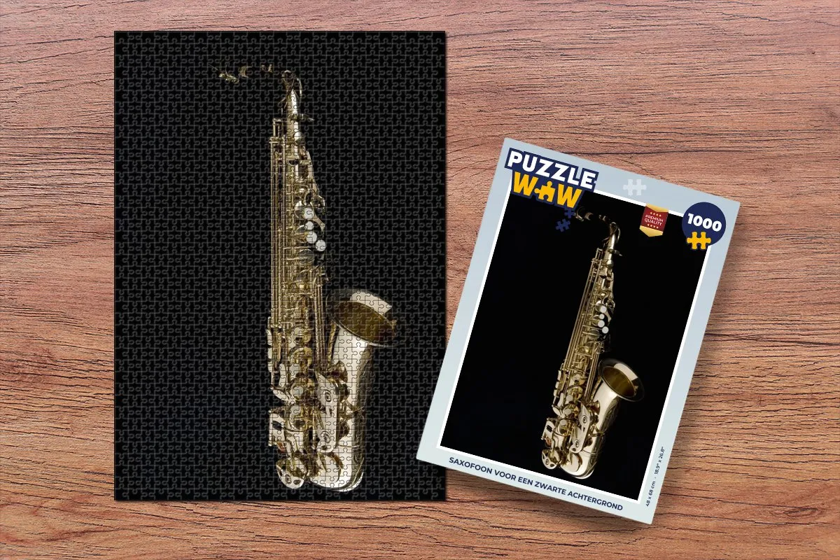 PuzzleWow Saxofoon Legpuzzel 1000 Stuks