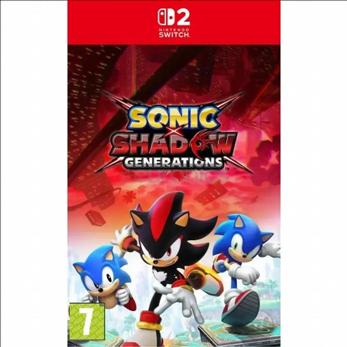 Nintendo Switch 2 Sonic X Shadows Generations Day 1 Edition - Transparant