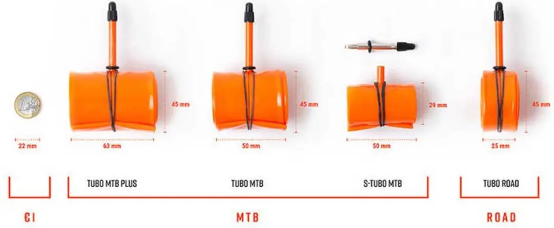 Tubolito S-Tubo Road binnenband 700x18-28 Presta 80mm - afbeelding 4 van 6