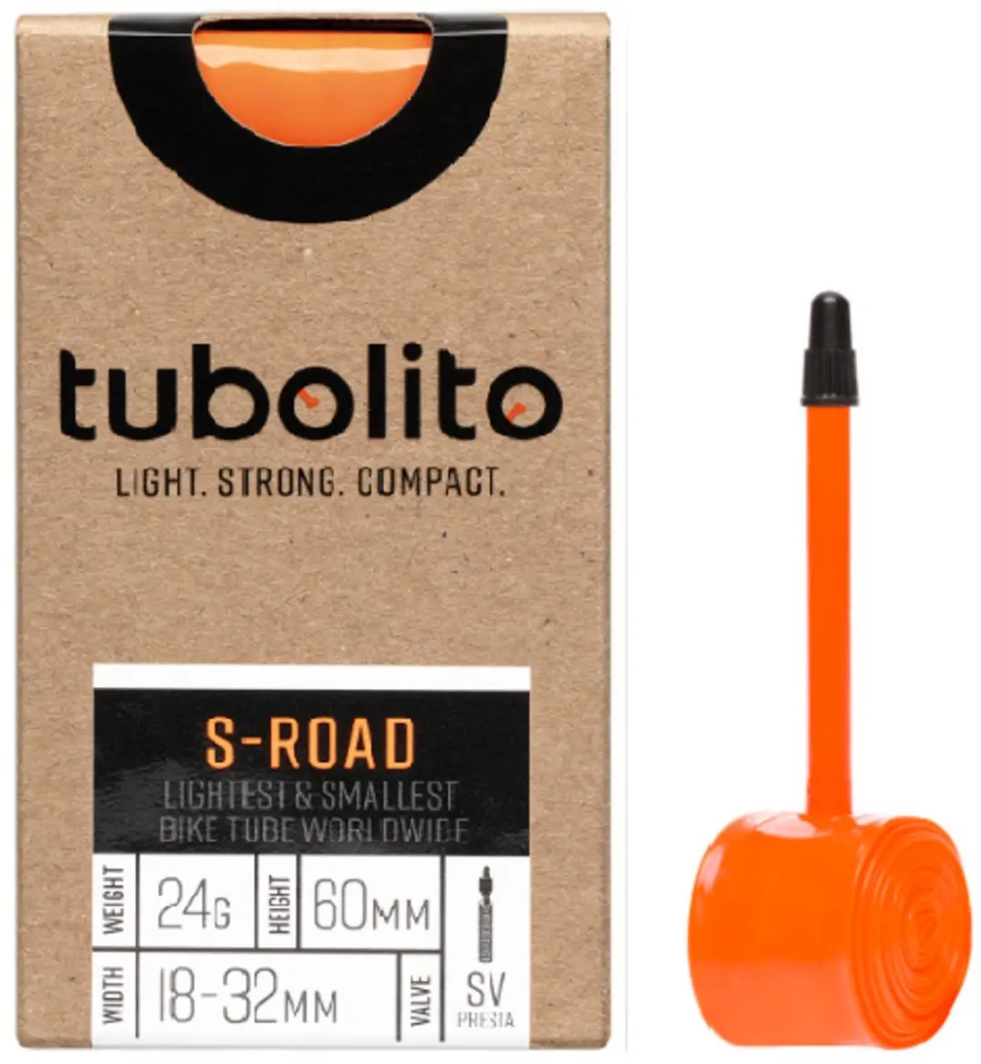 Tubolito S-Tubo Road binnenband 700x18-28 Presta 80mm - afbeelding 6 van 6