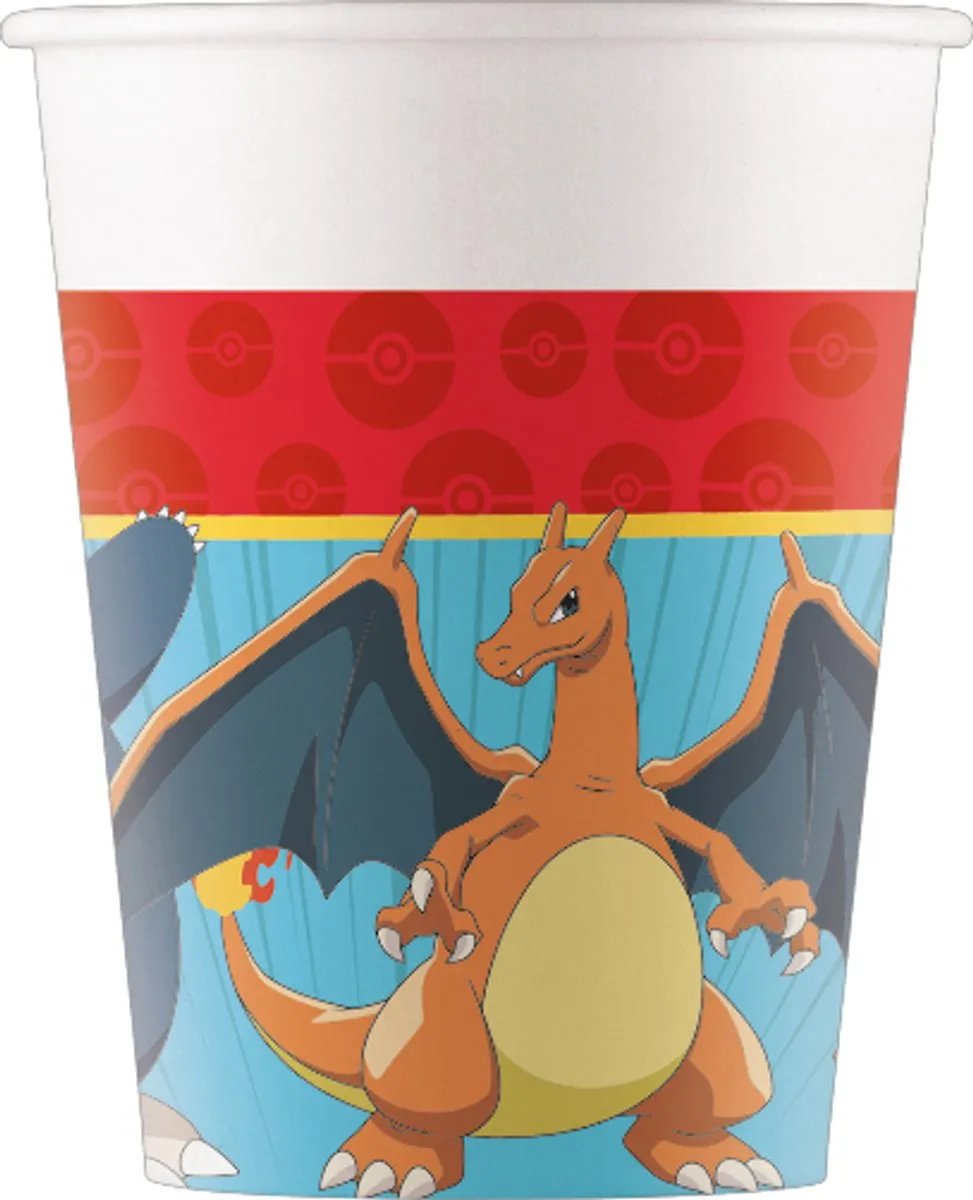 Pokémon Papieren Bekers 200ml