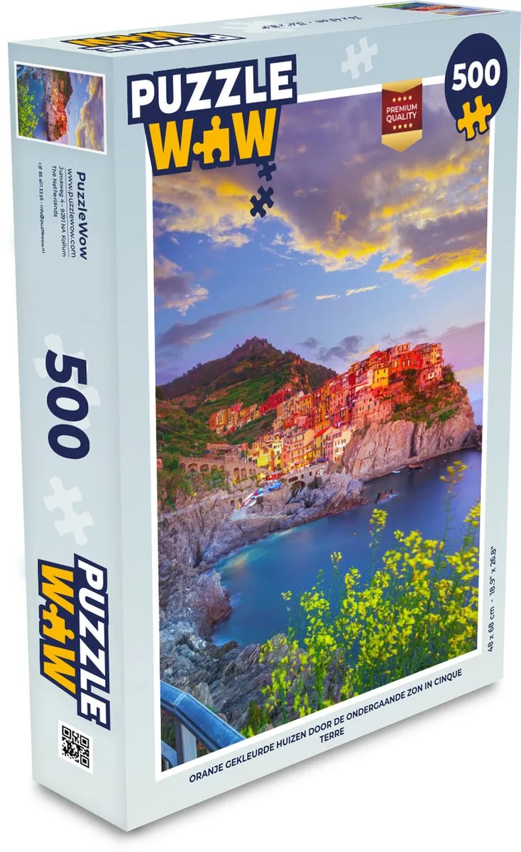 PuzzleWow Legpuzzel 500 Stuks - Multicolor