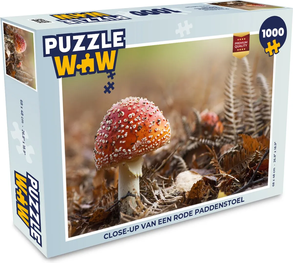 PuzzleWow Legpuzzel 1000 Stuks - Multicolor