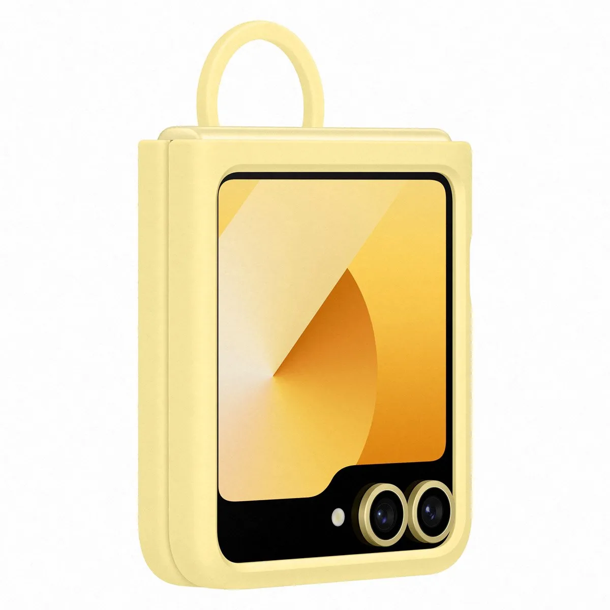 Samsung Galaxy Z Flip6 Silicone Hoesje - Geel EF-PF741TYEGWW - afbeelding 6 van 6